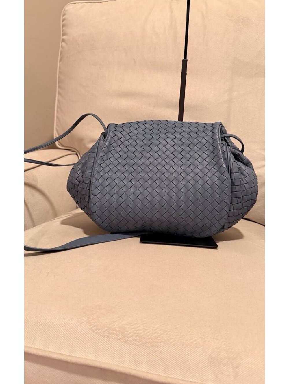 Bottega Veneta Leather Crossbody with COA